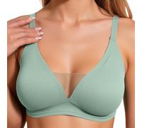 Bras For Women Women's Bras Wireless Bra Wirefree Comfort Seamless Wireless Bra Triple Hook Closure Soft Support Everyday Wear