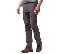 Brasher Men's Stretch Walking Trousers with DWR Finish | 94% Polyamide Fabric, Articulated Knees, Part-Elasticated Waist, Belt Included, Zipped Back Pocket