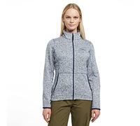 Brasher Women's Rydal Full Zip Mid-weight Fleece Jacket, Ladies Fleece Jacket, Fleece Mid-layer, Outdoors, Travelling, Walking, Trekking, Hiking and Camping Clothing, Navy, 12