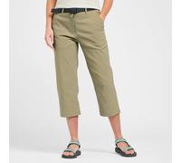 Brasher Women's Stretch Crop Trousers - Beige, Beige