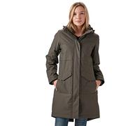 Brasher Women's Waterproof and Quilted Hopegill Parka Jacket with Hood, Rain Coat, Commuting, Outdoors, Walking, Trekking, Hiking and Camping Clothing, Khaki, 18