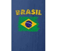Brasil: (Brazil in Portuguese) Brazilian Flag Notebook or Journal, 150 Page Lined Blank Journal Notebook for Journaling, Notes, Ideas, and Thoughts.