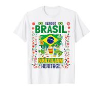 Brasil Flag Outfit Idea For Kids Brazil & Brazilian Flag T-Shirt