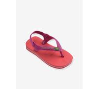 Brasil Logo II Flip-Flops for Babies, by HAVAIANAS coral