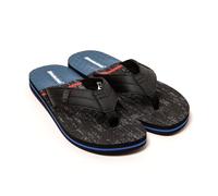 BRASILERAS Flip Flops Men-Ocean-Comfortable Beach/Pool/Urban Shoes - Black - 10.5 UK