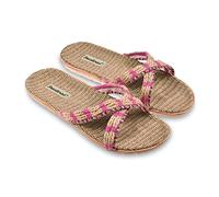 Brasileras Women's Slip-Resistant Sandals-Amelia-Comfortable Beach/Pool/Urban Shoes - Fuchsia - 5-5.5 UK