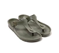 Brasileras Women's Slip-Resistant Sandals-Soleil-Comfortable Beach/Pool/Urban Shoes - Military Green - 5.5 UK