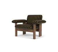Brasilia Armchair Low Back Walnut/Cabanon