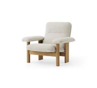 Brasilia Armchair Oak/Moss
