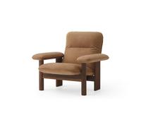 Brasilia Armchair Walnut/ Dunes