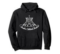 Brasilia Cathedral Brazil Signature Heart Art - Souvenir Pullover Hoodie