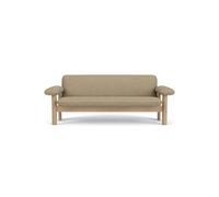 Brasilia Sofa 2-Seater Oak/Bouclé