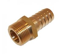 Brass 1.1/4" Male BSP Thread to 1" Hose Tail
