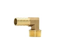 Brass 1/2 3/4 inch Male Female Thread to 14/16/19mm Barb Connector Elbow Copper Hose Coupler Fittings Pipe Adapter,1I2 x