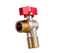 Brass 1 / 2inch Turn Angles Stop Valves Bathroom High Flows Hot/Cold Shut Off Water Flows Control Regulator Turn Angles Stop