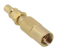 Brass 1/4" Quick Disconnect Fitting for Coleman Grill Stove-High Pressure Gas Adapter forRV Camping Outdoor Cooking