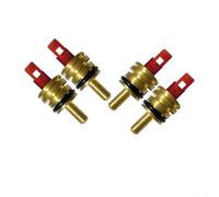 Brass 10K Thermistor Temperature Sensor for Wall Mounted Boiler and Stove, Copper Probe Digital Output, Precise Heating Control from -20C to 100C, Easy Install