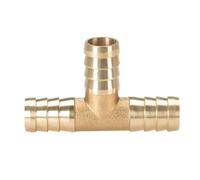 Brass 2 3 4 Way Barb Pipe Fittings Connector, Pagoda Tube Fitting for Small Scale Fluid Transfer 1piece(Red,4mm)