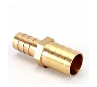 Brass 2-Way Barbed Pipe Fittings, Pagoda Joint, reducing/Equal Diameter Straight Through Connector, Hose Hook, Outer Diameter 2.5 3 4 5 6 8 10 12 14 16-32mm(19mm - 6mm)