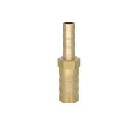 Brass 2 Way Straight Reducer 4mm 6mm 8mm 10mm Hose Barb Pipe Fitting Copper Coupler Connector Adapter(6mm-10mm)