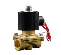 Brass 3/8" 1/4" Normally Closed Valve AC110V 220V 380V 24V DC12V Solenoid Water(DC24V-VITON,3/8 Inch)