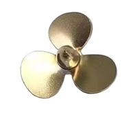 Brass 3-Blade 18mm Propeller 1:200/1:350 Simulation Ship Model Static Modification Handmade Ship Model Accessories One Positive Propeller