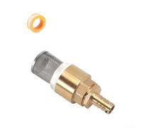 Brass 3-Way Hose Splitter M1 Adapter Lead-Free Rust-Proof Garden Use | Ergonomic long handles for easy grip Fits standard outdoor faucets Full-flow design for optimal water output
