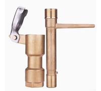 Brass 6-Point Quick Connect Water Valve Set for Lawn Sprinklers, Copper Irrigation Valve Block, 20 x 10 x 8 cm, 2-Piece