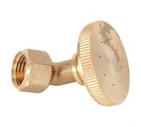 Brass 8 Hole Adjustable Nozzle with For M14 Thread for Atomizing Spray Fittings on High Pressure Hose Lines in Public Garden Applications (Curved)