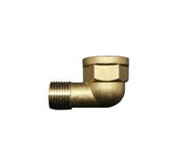 Brass 90 Degree Elbow DN15 1/2" Male to Male 3/4" Female Reducer Pipe Fitting Adapter Coupling Connector