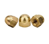 Brass Acorn Nut Hex Base Cap Decorative & Protective Finish(M5)