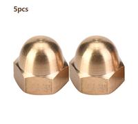 Brass Acorn Nut Kit Dome Head Cap Hex Nuts Set