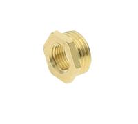 Brass Adapter Fitting BSP Reducing Hexagon Bush Bushing Male to Female Connector Fuel Water Gas Oil 1/8" 1/4" 3/8" 1/2" 3/4" 1"(DN10(F) to DN25(M))