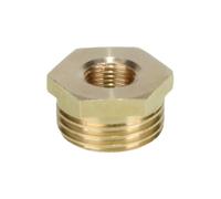 Brass Adapter Fitting, Connector Water Oil BSP Reducing Hexagon Bush Smooth Flow 1 Piece(1/4 * 3/4 inch)