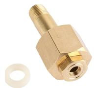 Brass Adapters Nut Suitable for CGA 320 NPT1 / 4 Pressure Regulator Valves Tanks Carbon Dioxide Applications Brass Pressure Regulator Adapters