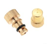 Brass Adjustable Height Agricultural Mist Spray Nozzle for Garden Watering Equipment & Misting Nozzles - 360° Coverage, 0.2-1 m³/h Flow, 1.5-