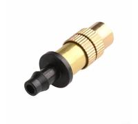 Brass Adjustable Misting Nozzle for Garden Irrigation Systems, 20-Piece Set, Compatible with 4/7mm Hoses, for Greenhouses and Outdoor Use