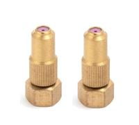 Brass Adjustable Nozzle 1.5mm M14x1.5mm with Washer O-Ring Pack of 2-10 Multiple Sizes(Brass Ceramic Spray Disc,2pc)