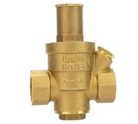Brass Adjustable Water Pressure Reducing Regulator Valve, DN15 1/2 Inch Thread, 1.6 MPa Max Working Pressure, Piston - Type Pressure Control Valve for Residential Plumbing, Irrigat