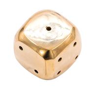 Brass Agarbatti Stand Incense Stick Holder Dice/Pasa Design Shape with Round Edges for Home Purifying Pooja Prayer Home Temple Mandir Office and Gifting (Dice Shape)