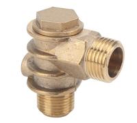 Brass Air Compressor Threaded Check Valve Accessory Part 1/2x3/4-16x10 High Hardness Long Service Life Air Compressor
