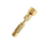 Brass Air Inflator Adapter 1/4NPT Tire Inflator Connector for Auto Air Compressors Hoses Chuck Tire Connector