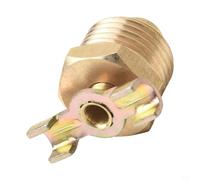 Brass Air Tank Drain Valve, NPT 1/4" 3/8" 1/2" Solid Brass Compressor Air Tank Port Fittings Drain Valve Petcock Ball Valve Outlet Tap(A)