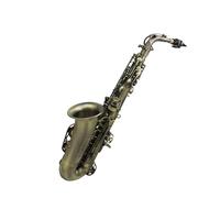 Brass Alto Saxophone in E Key Cyan Includes Case Strap Cleaning Cloth Stand and Other Woodwind Instrument Accessories Beginner Saxophone