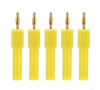 Brass and PA 2mm to 4mm Banana Adapter 5pcs Brass and PA 2mm(yellow)