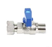 Brass Angle Valve 1/2 Inch 200psi Pressure Rating(4mm with Extension) | Robust brass body, nickel finish, drinking water safe, precise flow adjustment, leak-free sealing