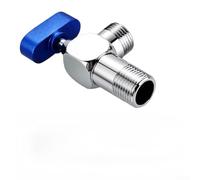 Brass Angle Valve, 1/2-Inch Triple-Port Hot and Cold Water Inlet/Outlet for Water Heaters, Anti-Backflow Disc Design, Heavy-Duty Annealed Construction(AH)