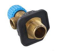 Brass Angle Valve for Toilet Cisterns - Flush-Mounted G3/8 Fitting, Leak-Proof Replacement Part Compatible with Mo
