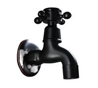 Brass Antique Black Outside Tap Washing Machine Faucet Toilet Decorative Outdoor Garden MW001(01)