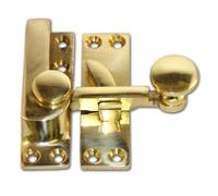Brass 'Arm' Sash Window Fastener (Pack of 1)